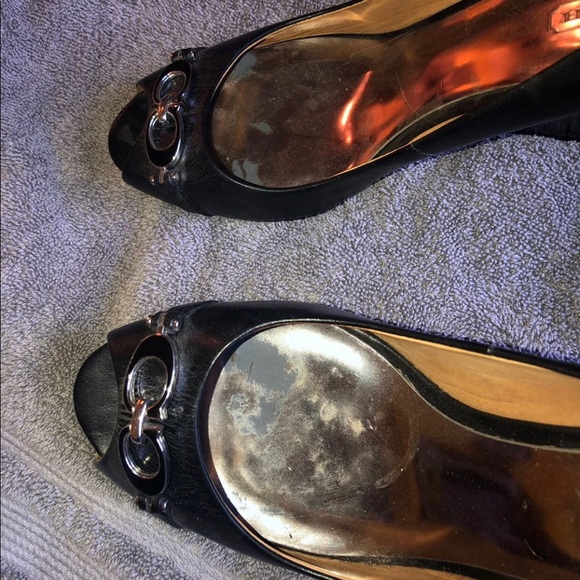 COACH Open Toe Wedges 9.5 - Picture 6 of 8